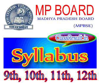 mpbse Syllabus 2023 class 10th Class, 9th, 11th, 12th